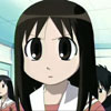 Osaka from Azumanga Daioh is trying to get her act together by repeating a mantra.